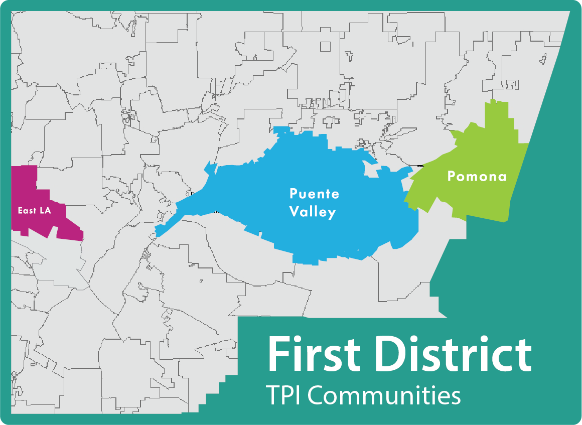 LA County First District Trauma Prevention Initiative Map